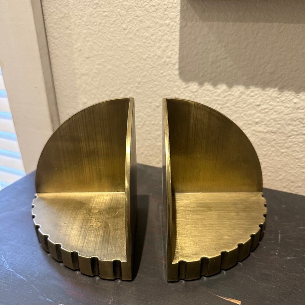 Brass Idler Gear Bookends Set Antique Finish - Hearth & Hand with Magnolia